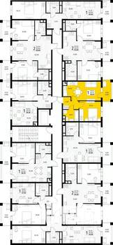 1-к квартира, вторичка, 37м2, 7/8 этаж