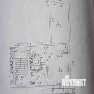 2-к квартира, вторичка, 48м2, 5/5 этаж