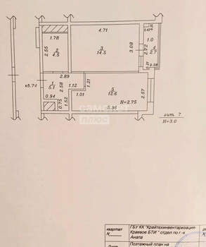 1-к квартира, вторичка, 37м2, 6/16 этаж