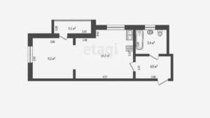 Студия квартира, вторичка, 31м2, 18/18 этаж