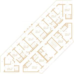 2-к квартира, вторичка, 54м2, 7/9 этаж