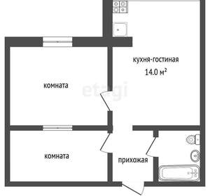 2-к квартира, вторичка, 37м2, 12/14 этаж