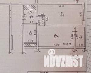 1-к квартира, вторичка, 42м2, 7/20 этаж