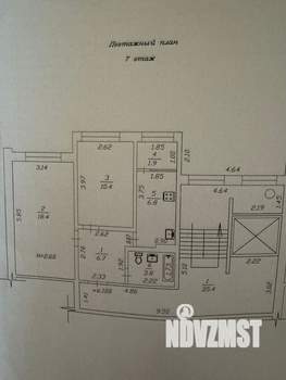 2-к квартира, вторичка, 46м2, 7/9 этаж