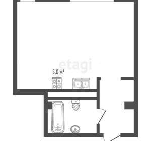Студия квартира, вторичка, 35м2, 2/7 этаж