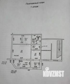 2-к квартира, вторичка, 45м2, 1/2 этаж
