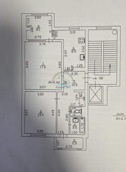 2-к квартира, вторичка, 64м2, 4/9 этаж