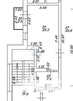 Студия квартира, вторичка, 30м2, 2/4 этаж