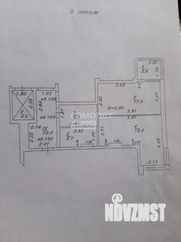 1-к квартира, вторичка, 50м2, 1/9 этаж