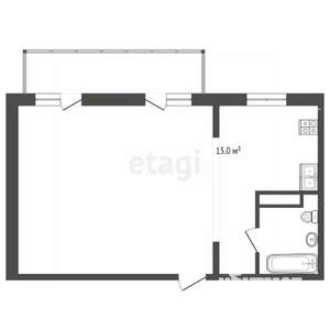 2-к квартира, вторичка, 64м2, 1/8 этаж