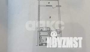Студия квартира, вторичка, 34м2, 17/19 этаж