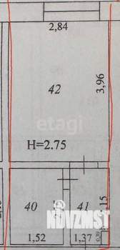 Студия квартира, вторичка, 17м2, 1/3 этаж