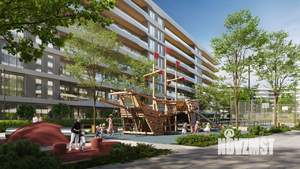 2-к квартира, строящийся дом, 45м2, 8/9 этаж