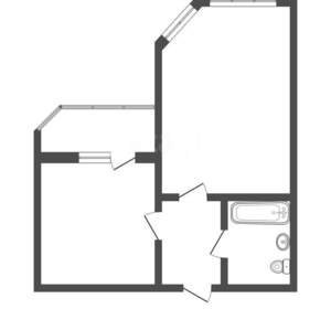 1-к квартира, вторичка, 34м2, 6/19 этаж