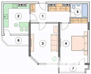 2-к квартира, вторичка, 67м2, 17/20 этаж