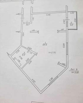2-к квартира, вторичка, 74м2, 5/8 этаж