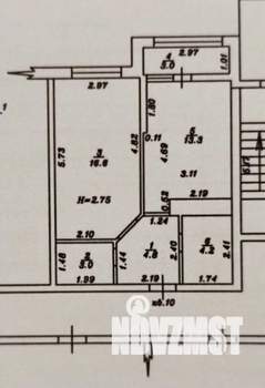 1-к квартира, вторичка, 45м2, 1/12 этаж