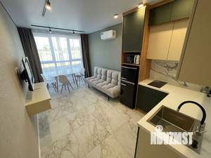 1-к квартира, строящийся дом, 40м2, 1/4 этаж