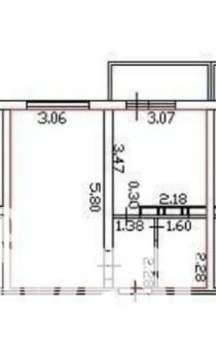 1-к квартира, вторичка, 38м2, 3/16 этаж