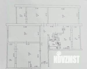 4-к квартира, вторичка, 99м2, 8/10 этаж