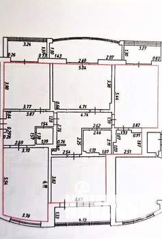4-к квартира, вторичка, 154м2, 3/7 этаж
