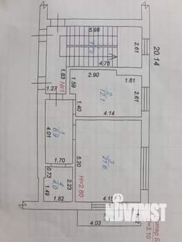 1-к квартира, вторичка, 45м2, 2/6 этаж
