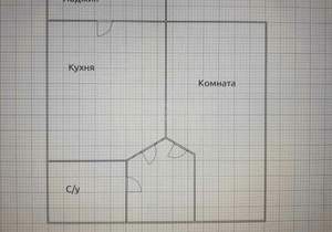 1-к квартира, вторичка, 39м2, 17/17 этаж