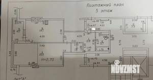 1-к квартира, вторичка, 46м2, 5/18 этаж