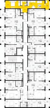 1-к квартира, вторичка, 42м2, 2/8 этаж