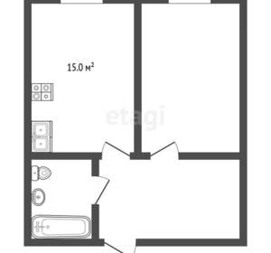 1-к квартира, вторичка, 39м2, 13/17 этаж