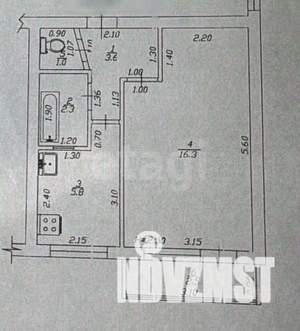 1-к квартира, вторичка, 29м2, 5/5 этаж