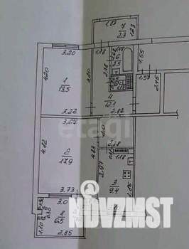 2-к квартира, вторичка, 56м2, 4/9 этаж