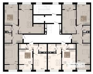1-к квартира, вторичка, 36м2, 2/12 этаж