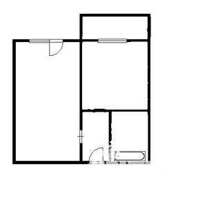 1-к квартира, вторичка, 37м2, 2/12 этаж