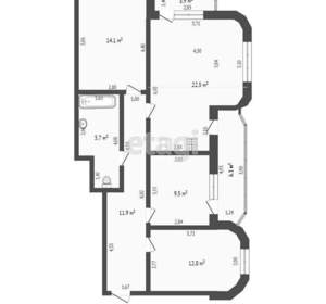 3-к квартира, вторичка, 92м2, 3/6 этаж