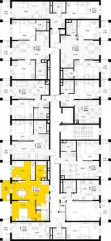 2-к квартира, вторичка, 55м2, 7/8 этаж