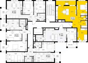 2-к квартира, вторичка, 63м2, 4/8 этаж