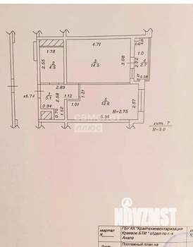 1-к квартира, вторичка, 37м2, 6/16 этаж