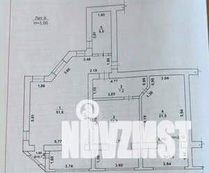 2-к квартира, вторичка, 121м2, 4/6 этаж