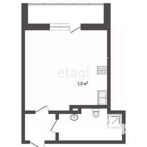 Студия квартира, вторичка, 30м2, 11/20 этаж