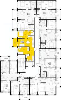 2-к квартира, вторичка, 53м2, 6/8 этаж