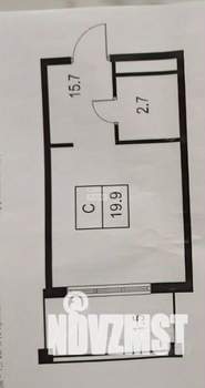 Студия квартира, вторичка, 22м2, 4/4 этаж