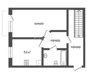 1-к квартира, вторичка, 33м2, 3/3 этаж
