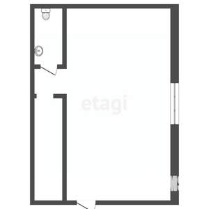 2-к квартира, вторичка, 41м2, 1/12 этаж