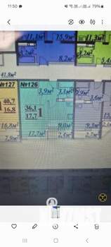 1-к квартира, вторичка, 36м2, 12/13 этаж