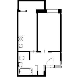1-к квартира, вторичка, 34м2, 3/8 этаж