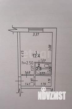 Студия квартира, вторичка, 20м2, 1/16 этаж