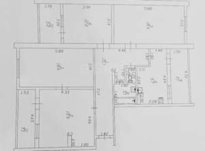 4-к квартира, вторичка, 99м2, 8/10 этаж