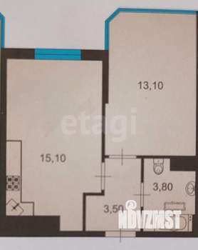 1-к квартира, вторичка, 36м2, 11/15 этаж