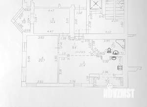 2-к квартира, вторичка, 76м2, 2/10 этаж